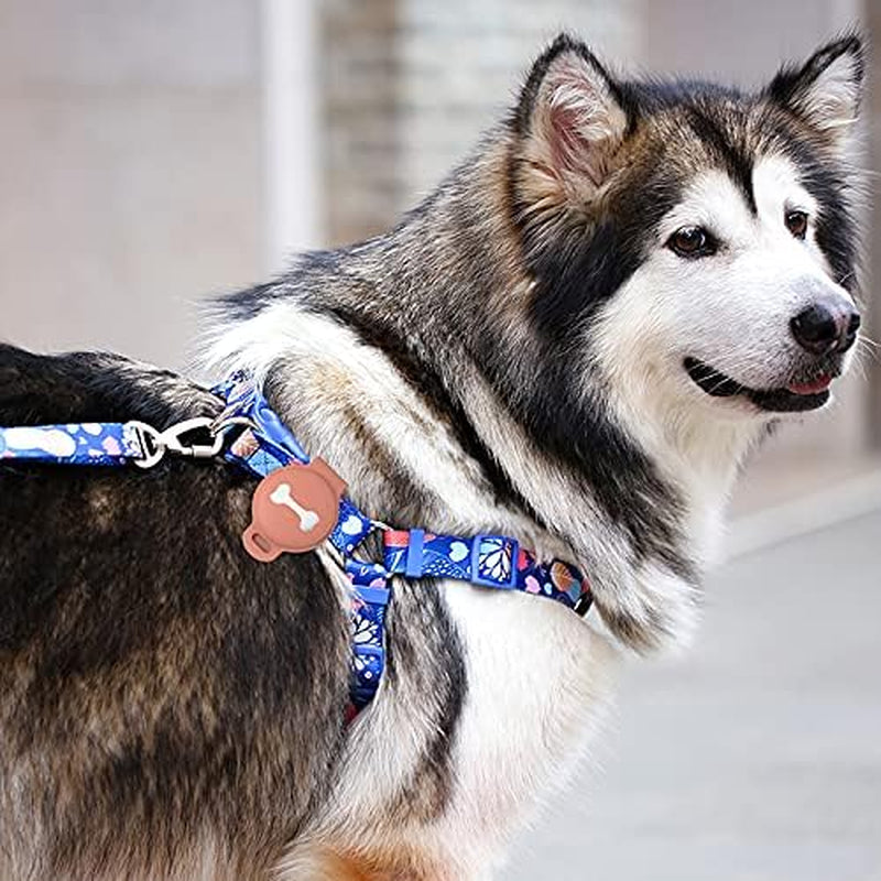 Silicone Case Compatible with Apple Tracker for Pet Collar – Secure Dog Collar Clip Holder for GPS Tracking Device – Anti-Loss, Dustproof, Soft Silicone Tag Cover (Light Blue)