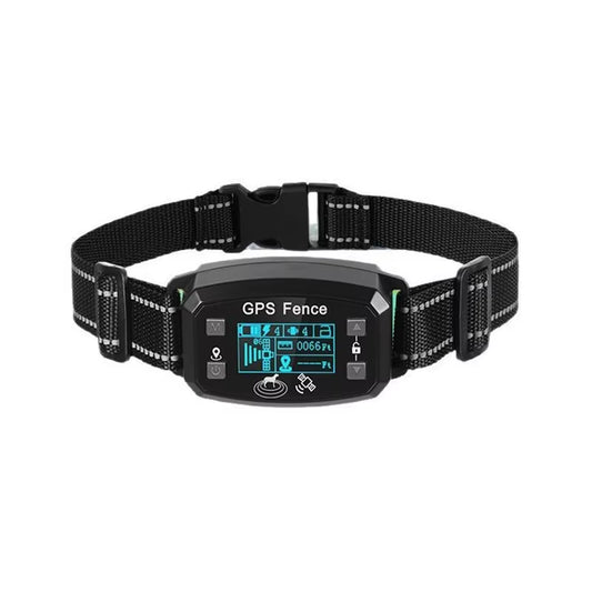 GPS Dog Fence System - Waterproof Collar with Tone/Vibration Training, 1000M Range & Real-Time Tracking, No Shock Humane Trainer